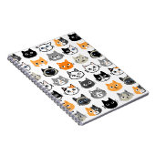 Carnet Les visages des chats| Chats mignons, amusants et (Côté Droit)