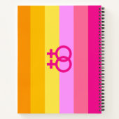 Carnet Lesbienne Dawn Pride Femmes qui aiment les femmes (Dos)