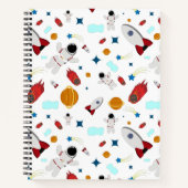 Carnet L'espace extra-atmosphérique pour enfants et Motif (Devant)