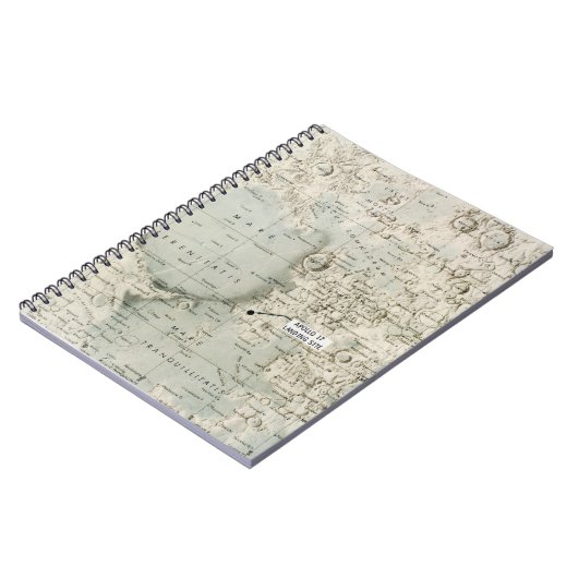 CARNET L'ESPACE : LUNE MAP, 1972 (Côté gauche)