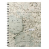 CARNET L'ESPACE : LUNE MAP, 1972 (Devant)