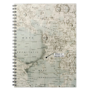 CARNET L'ESPACE : LUNE MAP, 1972