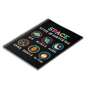 Carnet L'espace nous fait nous poser des questions (Côté gauche)
