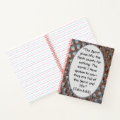 Carnet L'Esprit Donne Vie : Jean 6:63 Écriture (Intérieur)