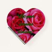 Carnet “Let Dreams Blossom” Heart Notebook (Devant)