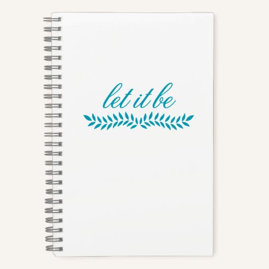 carnet let it be (Recto)