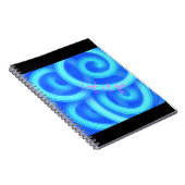Carnet Let It Go Notebook – Royal Blue Swirl Aesthetic Jo (Côté Droit)