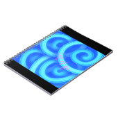 Carnet Let It Go Notebook – Royal Blue Swirl Aesthetic Jo (Côté gauche)