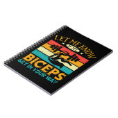 Carnet Let Me Know If My Biceps Get In Your Way (Côté gauche)