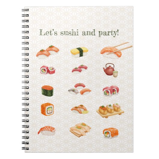 Carnet Let’s sushi and party! (Devant)