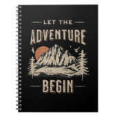 Carnet Let the adventure begin (Devant)