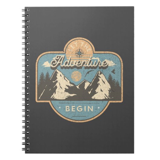 Carnet Let the adventure begin (Devant)