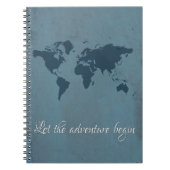 Carnet Let the adventure begin (Devant)