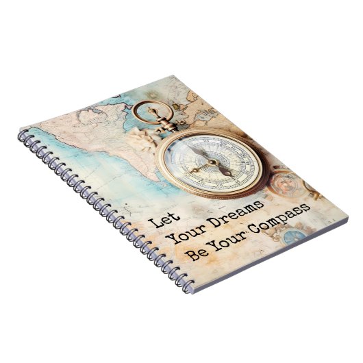 Carnet Let Your Dreams Be Your Compass (Côté Droit)