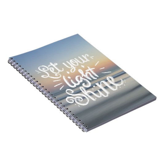 Carnet Let Your Light Shine (Côté Droit)