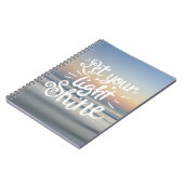 Carnet Let Your Light Shine (Côté gauche)