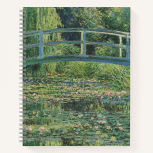 Carnet L'étang À Eau, Peinture À L'Huile Paysagère, Monet