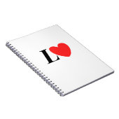 Carnet Letter L Heart - Valentine Initial Love Design (Côté Droit)
