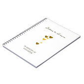 Carnet Letters to Heaven – In Memory Of Daughter Custom (Côté gauche)