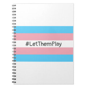 Carnet #Let'ThemPlay Drapeau Transgenre Athlètes