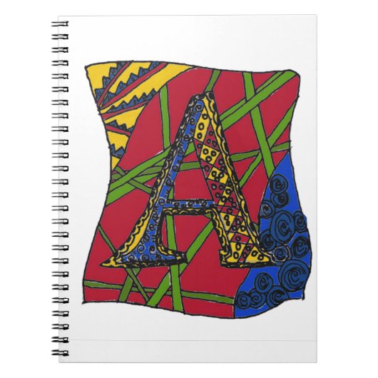 Carnet Lettre A (Devant)
