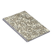 Carnet Lettre A gris (Côté Droit)