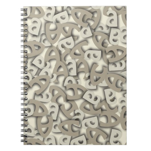 Carnet Lettre A gris (Devant)