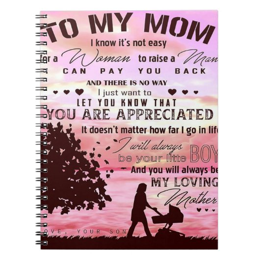 Carnet Lettre à ma mère | Lettre à la famille (Devant)