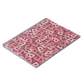 Carnet Lettre A rose (Côté gauche)