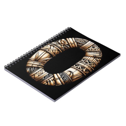 Carnet LETTRE Aloha Polynésienne Hawaïenne O Initiale Per (Côté gauche)