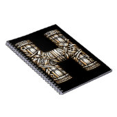 Carnet LETTRE ALOHA ROYENNE H Personnalisée Initiale (Côté Droit)