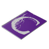 Carnet Lettre alphabet Grunge géant C avec n'importe quel (Côté gauche)