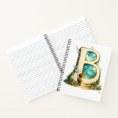 Carnet Lettre B Initiale | Cadeau d'alphabet à l'aquarell (Intérieur)