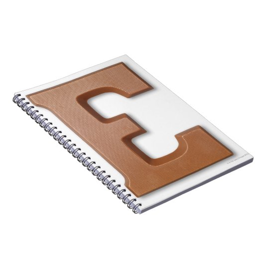 Carnet Lettre de chocolat e (Côté Droit)