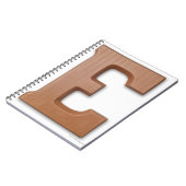 Carnet Lettre de chocolat e (Côté gauche)