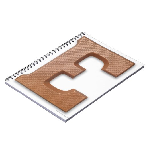 Carnet Lettre de chocolat e (Côté gauche)