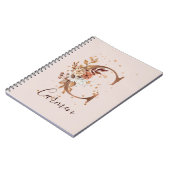 Carnet LETTRE FLEURIÈRE COPER Automne C Fleurs automnales (Côté gauche)