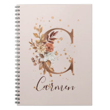 LETTRE FLEURIÈRE COPER Automne C Fleurs automnales