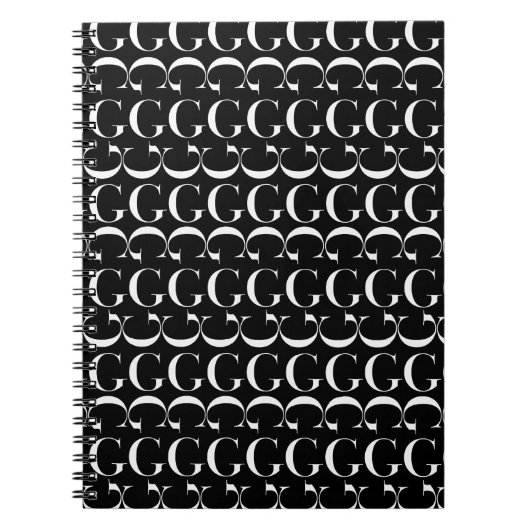 Carnet Lettre initiale G (Devant)