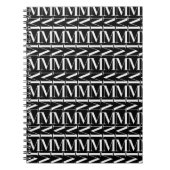 Carnet Lettre initiale M (Devant)