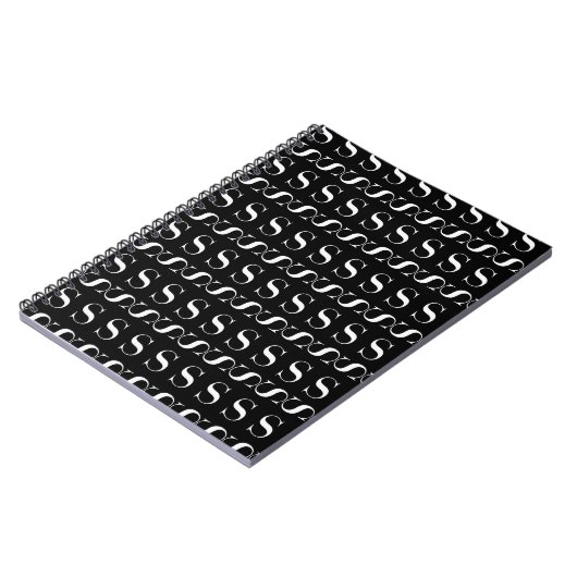 CARNET LETTRE INITIALE MONÂTRE S (Côté gauche)