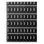 Carnet Lettre initiale monogramme E (Devant)