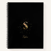 Carnet LETTRE INITIALE S MODÈLE Floral (Devant)