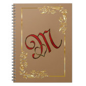 Carnet Lettre M (Devant)