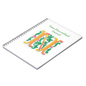 Carnet Lettre monogramme (Côté gauche)