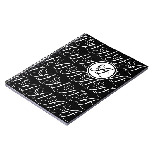 Carnet Lettre Monogramme A (Côté gauche)