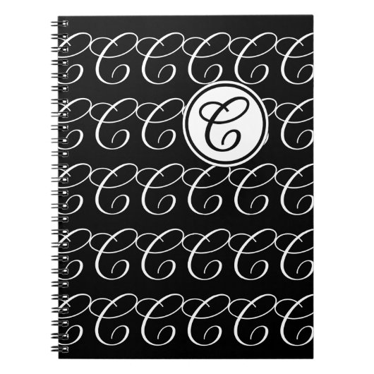 Carnet Lettre monogramme C (Devant)