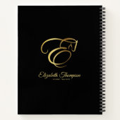 Carnet Lettre monogramme E Horse (Dos)
