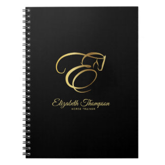 Carnet Lettre monogramme E Horse