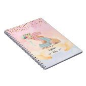 Carnet Lettre Monogramme S Bébé Girafe Fille Étude Quotid (Côté Droit)